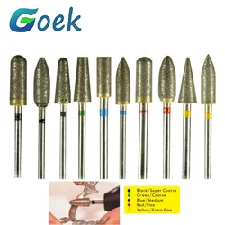 0 pièces/boîte fraises dentaires tête de polissage diamant fritté KITs 3.7/5.0mm forets dentaires fournitures d'outils de laboratoire