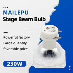 Ücretsiz nakliye ışın 230w 7r 230w beam işın işık ampul hareketli ışın buld 230 huzmeli far 230 sistage HRI230W sahne aydınlatma için