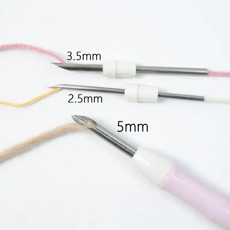 تتضمن مجموعات أدوات التطريز بإبرة الثقب تعليمات، ومستلزمات إبرة الثقب للمبتدئين مع نمط، وحلقة التطريز Y4QC #5