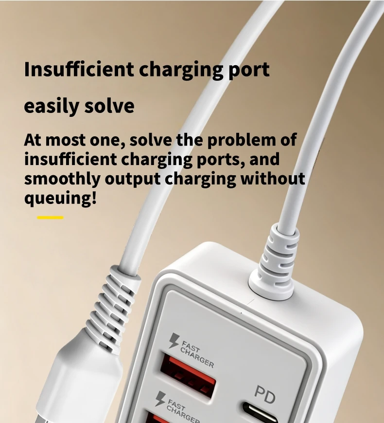 KUBIE Switch Erweiterungs-Hub 7-Port USB2.0 Hub Computer USB-Erweiterungs-Hub Ein-zu-Sieben USB2.0 Splitter für PC Laptop Desktop – Detail 8