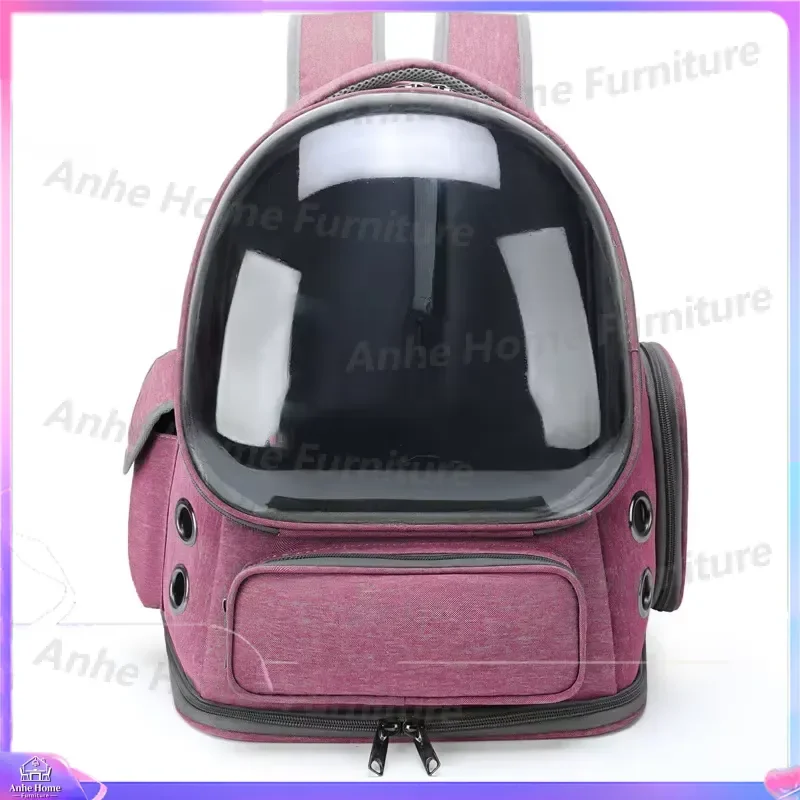 Breathable Space Capsule Pet Backpack Large Portable Cat Carrier Bag Panoramic Window Outdoor Travel Dog Puppy Hiking