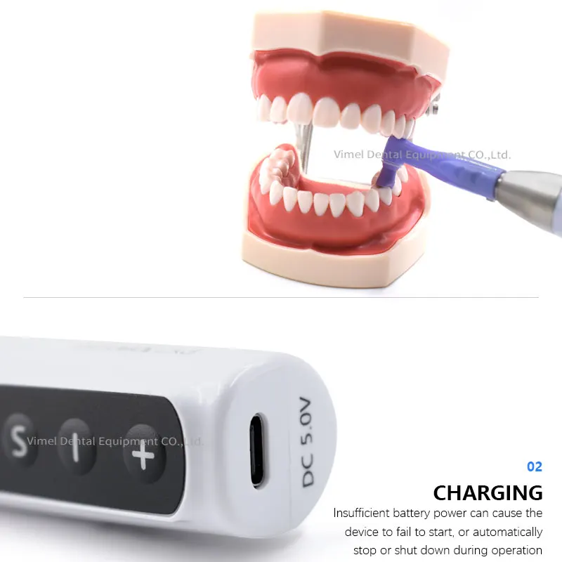 

Wireless Dental Electric Hygiene Prophy Handpiece Polishing and prophy angles For Teeth Whitening