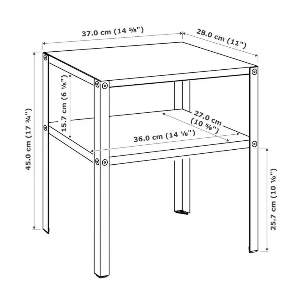 Nordic stolik nocny Sofa do salonu Stolik narożny Stolik nocny do sypialni Metalowe minimalistyczne stoliki nocne Meble do sypialni