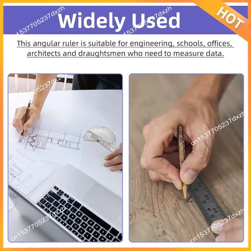 

A43M нож 15-120 градусов, угловой искатель и комплект транспортира 180 градусов, измеритель угла, линейка, измерительный инструмент