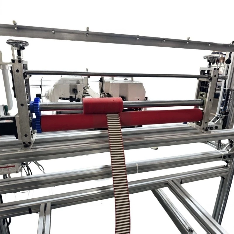 Automatic two-way double-head overlock sewing machine, reverse hemming machine, hemming equipment, sewing machine