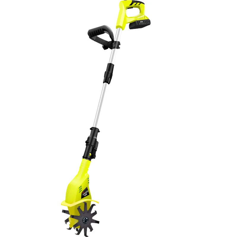 Handheld Lithium-ion Micro Tiller Loosening Machine Agricultural Tiller Small Household Electric Hoe Rotary Tiller