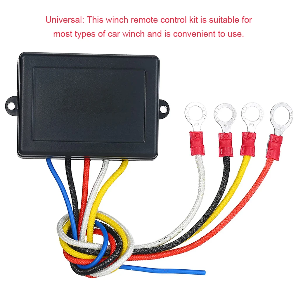 Car Winch Remote Control Kit in/out Controller Transmitter Set Automobile