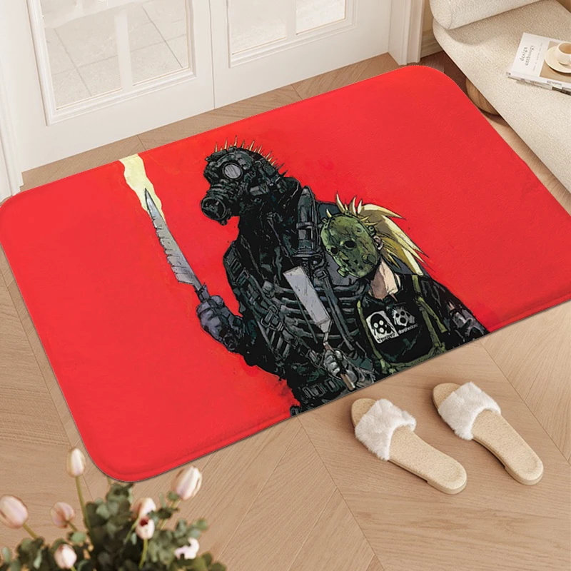 

Custom Bath Mat A-Dorohedoros Kitchen Entrance Door Mat Washable Non-slip Kitchen Rug Aesthetic Floor Mats for Home Decorations