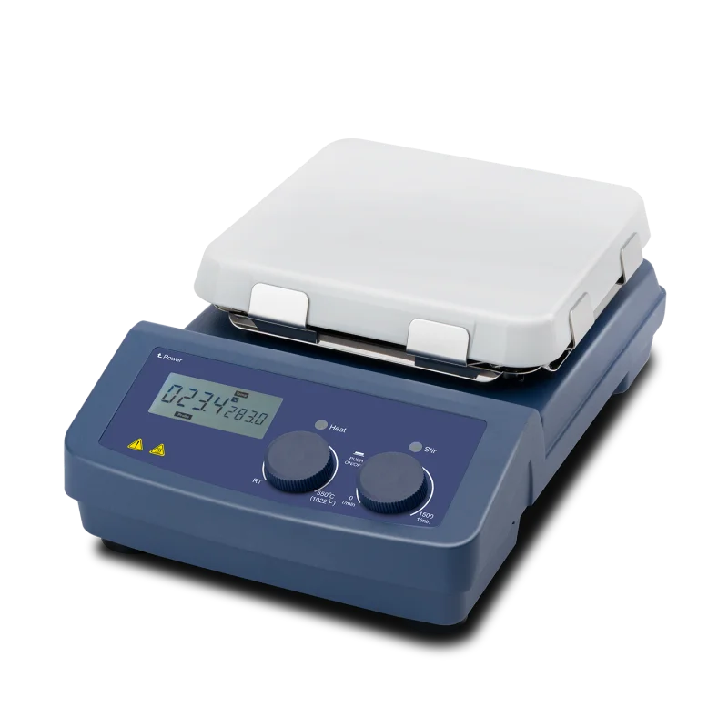 Laboao LCD CNC Aquecimento Agitador magnético de placa quadrada de 7 polegadas Agitador magnético de controle digital