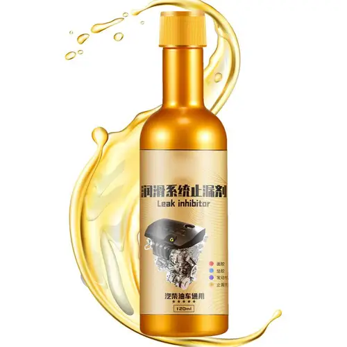 엔진 오일 정지 누출 첨가제, 오일 연소 누출 수리, 윤활 씰링 액체, 자동차 엔진용 오일 정지 첨가제, 120ml 