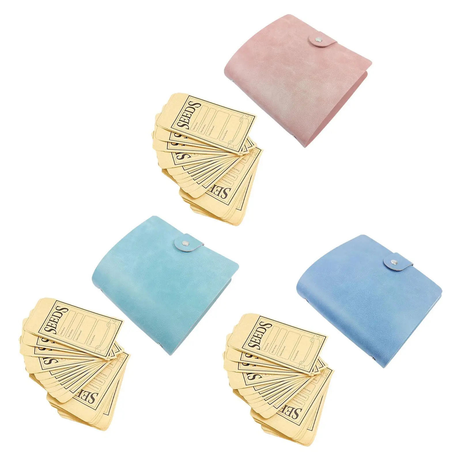 Garden Storage Binder with Resealable Sample Bags for Organizing