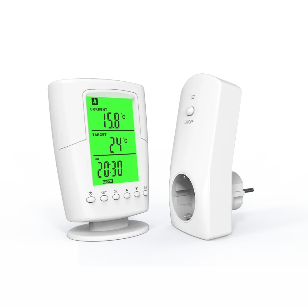 Interruttore ON/OFF del controller del termostato wireless 433,92 Mhz per pannello scaldabagno domestico