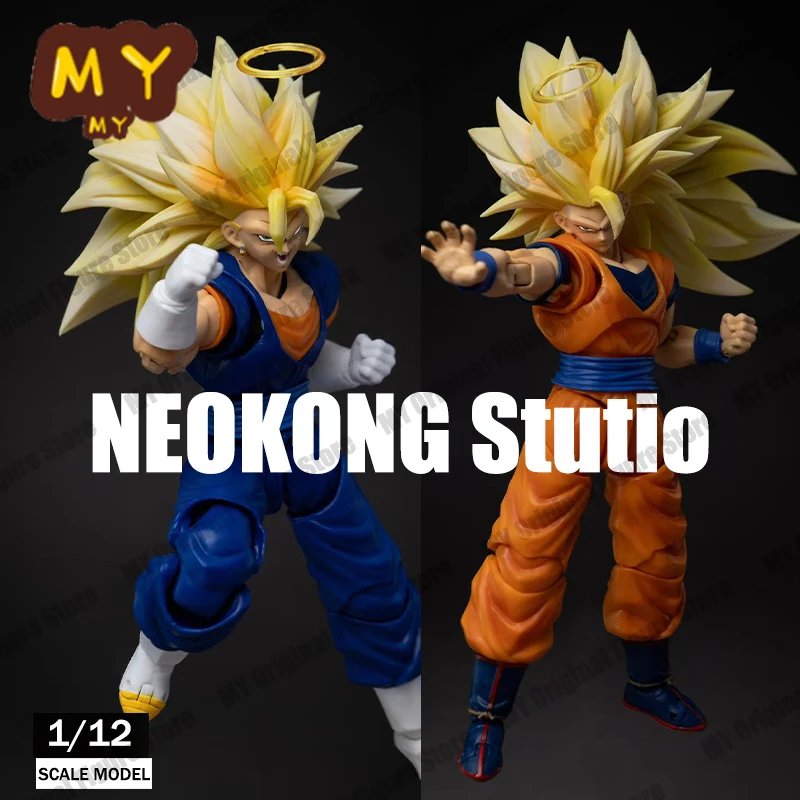 

3.5 Body Neokong Studio Dragon Ball Vegeto Goku SSJ3 Figure SHF Vegito Super Saiyan 3 Action Figure Anime Figurine Toy Gift