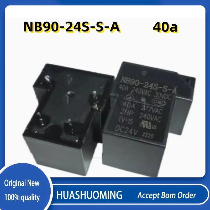 NEW 5PCS/LoT  NB90-12S-S-A  NB90-24S-S-A 40A  4PIN  NB90E-12S-S-A  NB90E-24S-C-A  NB90E-24S-S-A  NB90 24S C A 12VDC  24VDC  30A