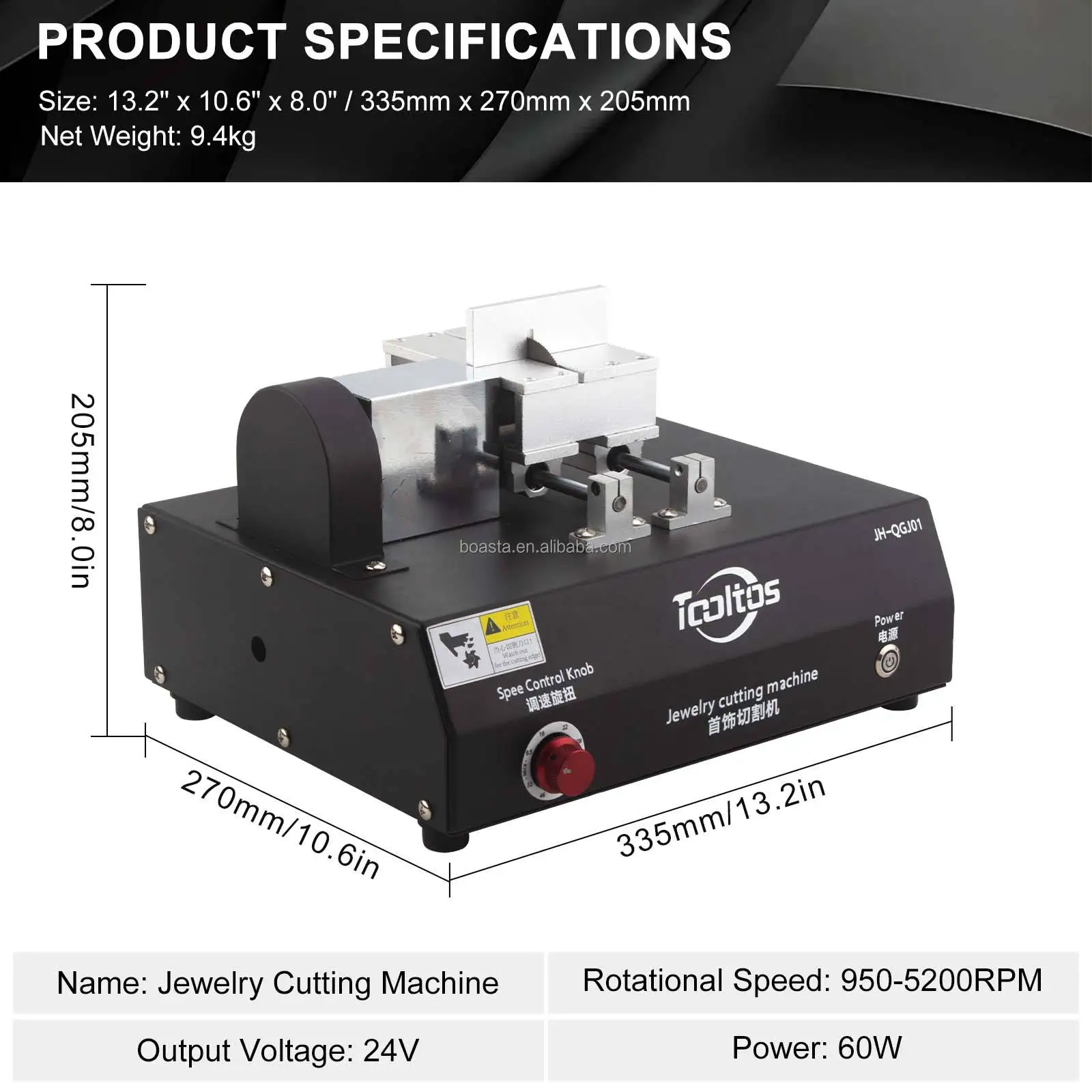 JH-QGJ01 Tokarka rzemieślnicza DIY do wyrobu biżuterii - specjalistyczne narzędzie do kształtowania metalu, drewna i plastiku
