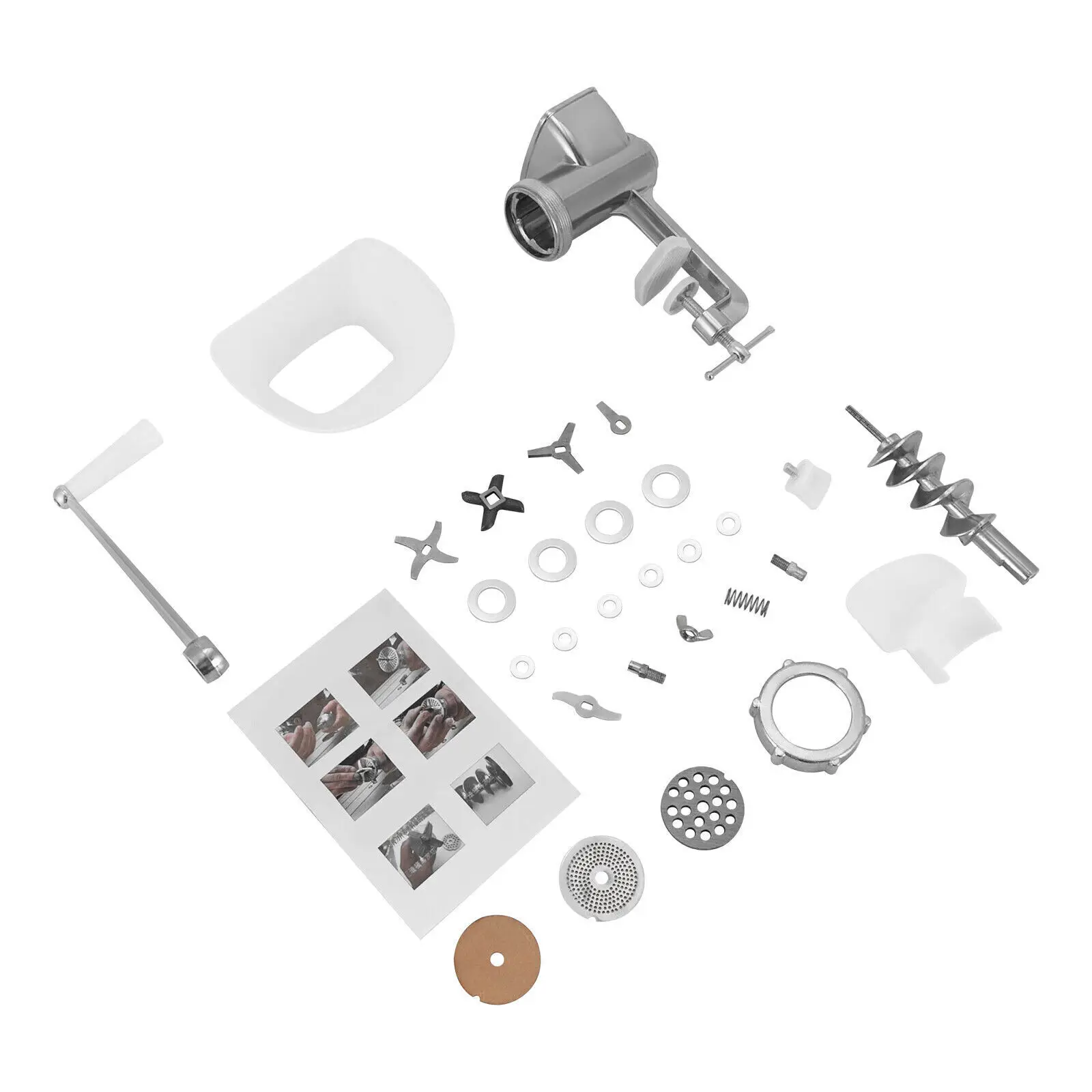 Manual Feed Pellet Machine Table Mount Cats Birds Fishing Table Feed Making Tool