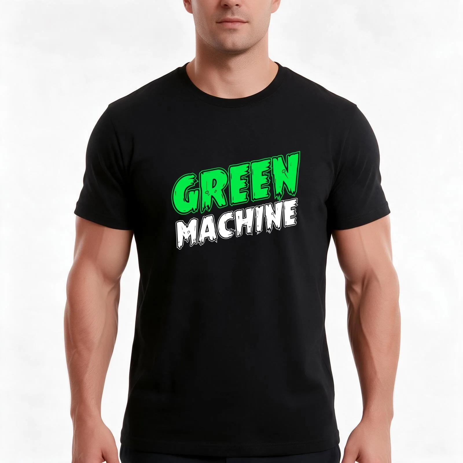 Kyuss – Green Machine T-Shirt, Summer Casual Cotton Tee, Oversized Streetwear Tops, Vintage Graphic Print, Unisex Men Women