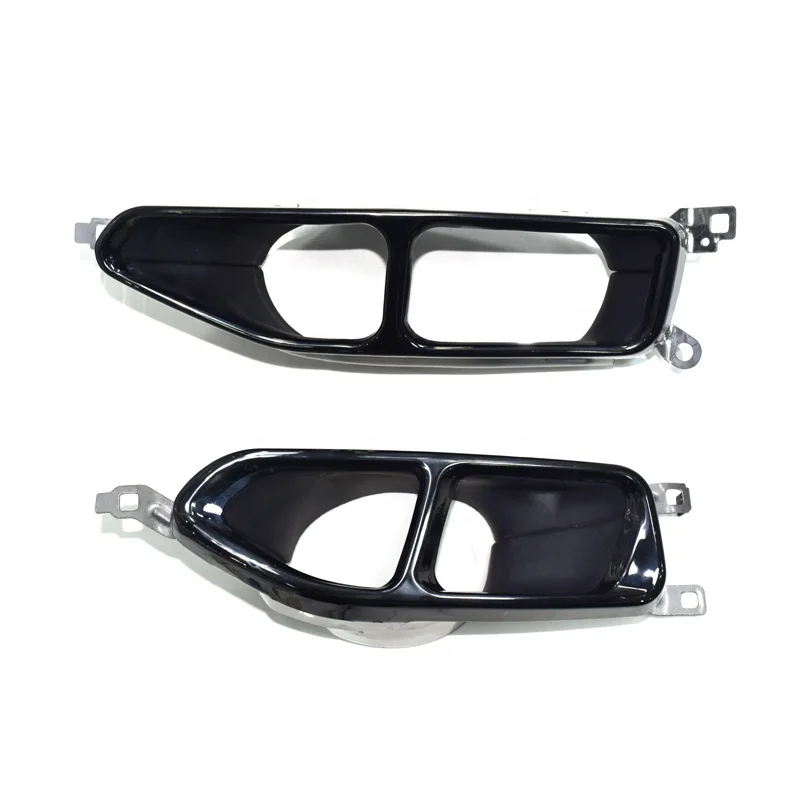 

05-19 Four-out Black Exhaust Pipe Tail Throat Is Suitable for BMW New 7 Series G12 G11 730 740 750 Sports Version Modified M760