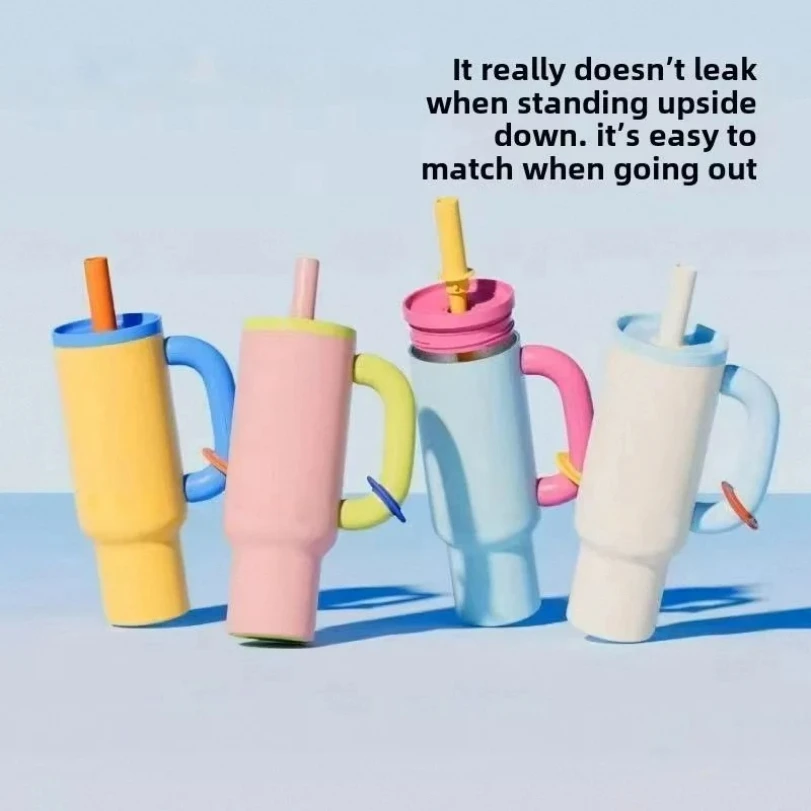 

2025 Insulated Cup Large Capacity Stainless Steel Ice Cup Vacuum Insulated Travel Cup