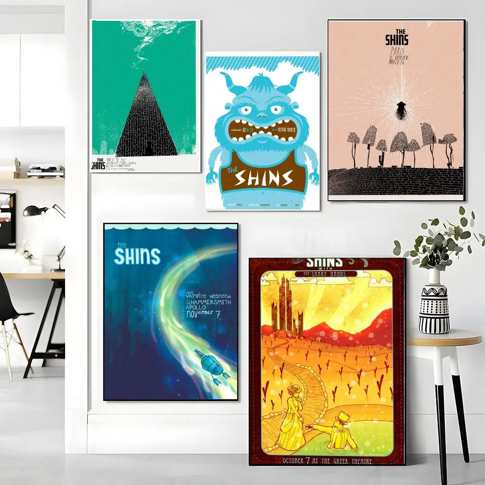 band T-The Shins-S Painting Calligraphy Artwork for Living Room Bedroom Office Home Decor
