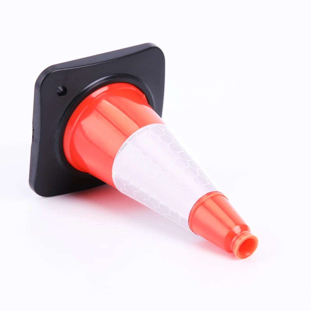 반사 도로 콘 도로 장애물 자동차 안전 경고 콘 어린이를위한 놀이 집 액세서리 어린이 크리스마스 선물