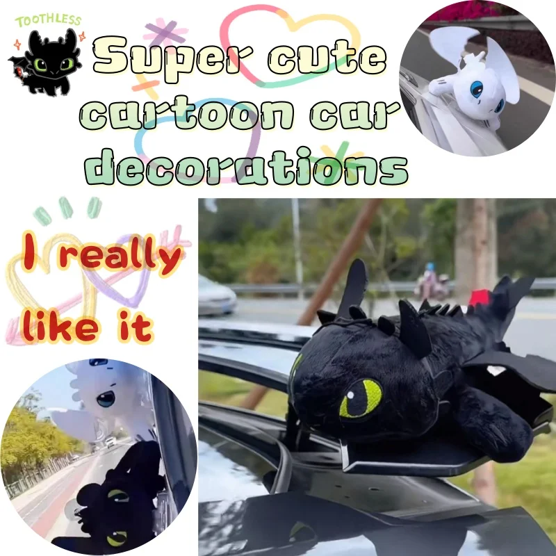Colgante de muñeco sin dientes de dibujos animados, accesorio de anime de Dragon Tamer, súper lindo, DIY, colgante para techo de coche, decoración para casco de motocicleta