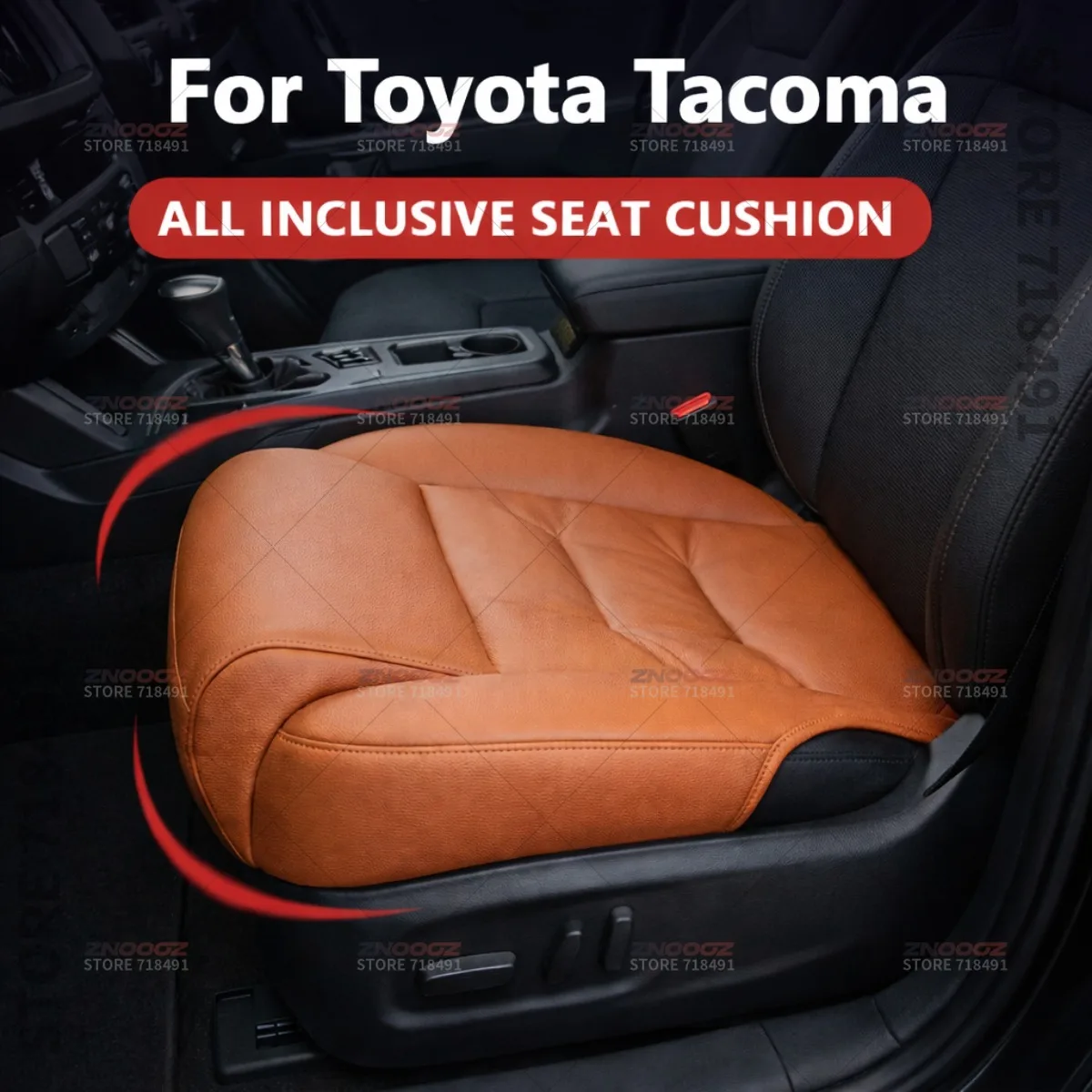 

For Toyota Tacoma Car Seat Leg Support Extension Seat Cover Memory Foam Extender Cushion Interior Accessories