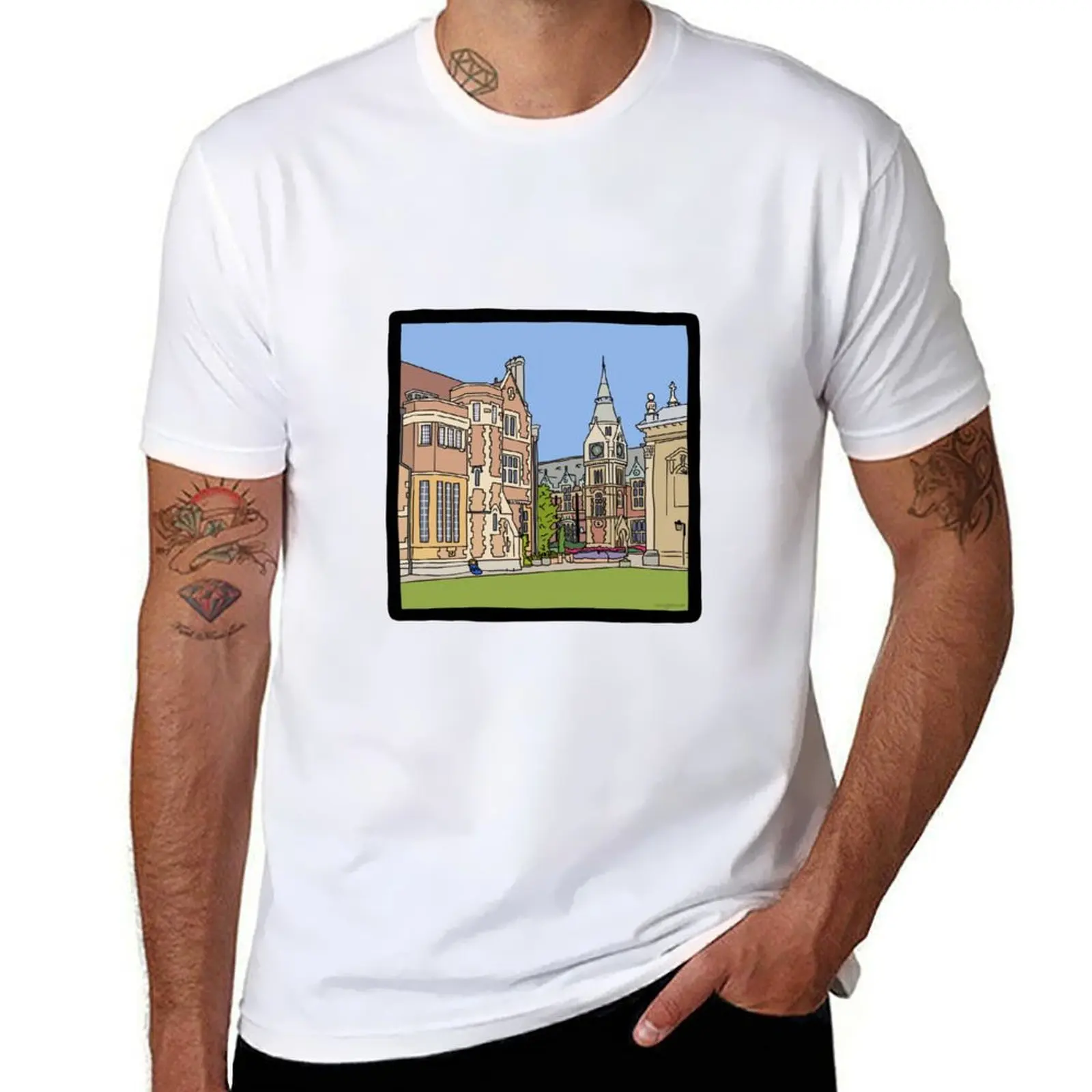 

Pembroke College - Strugletown || Cambridge struggles T-Shirt t shirts for man graphic tees man t shirt luxury T-Shirt
