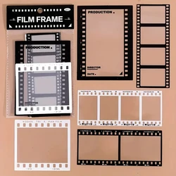 15 pcs vintage photos film frame PET sticker packaging DIY diary garbage diary decorative labels stickers album scrapbook