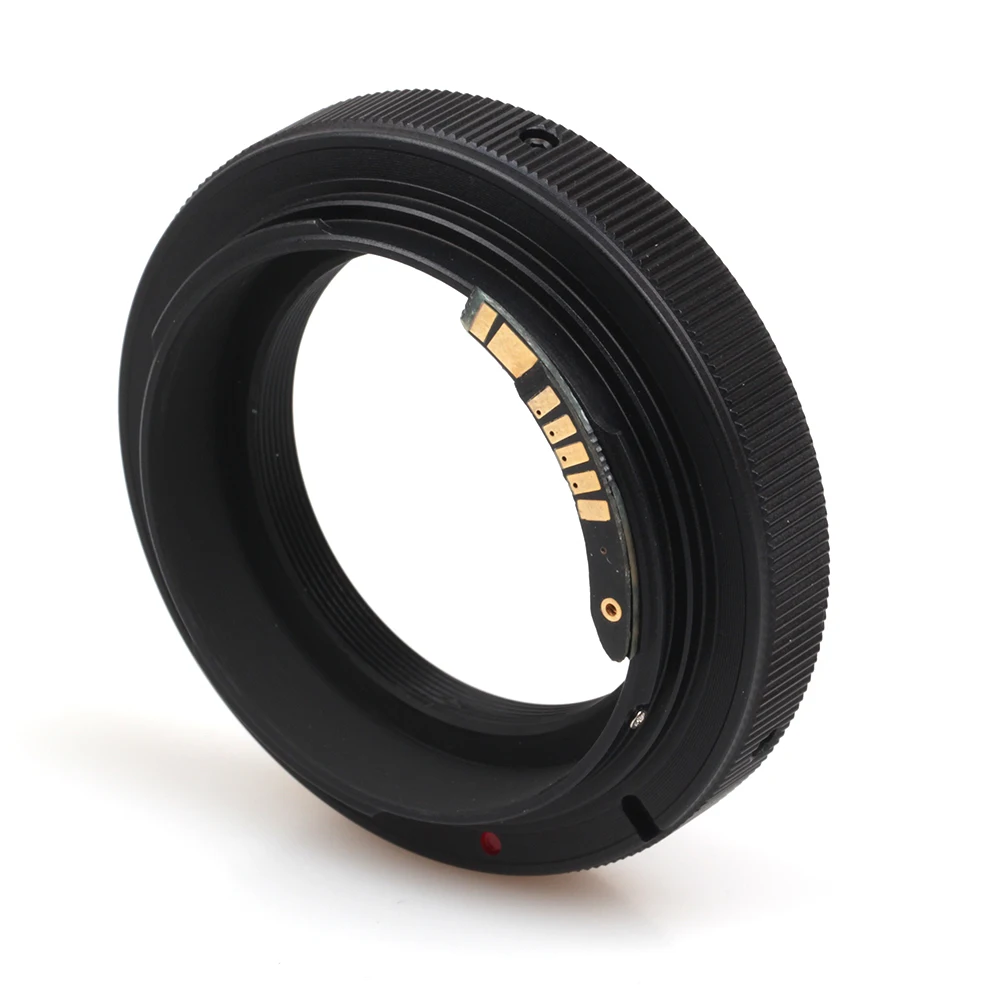 Pixco EMF AF Confirm PRO Lens Mount Adapter - T-Mount T2 Lens to Canon EF Mount EOS 6D Mark II, 7D Mark II, 5D Mark IV, 1D