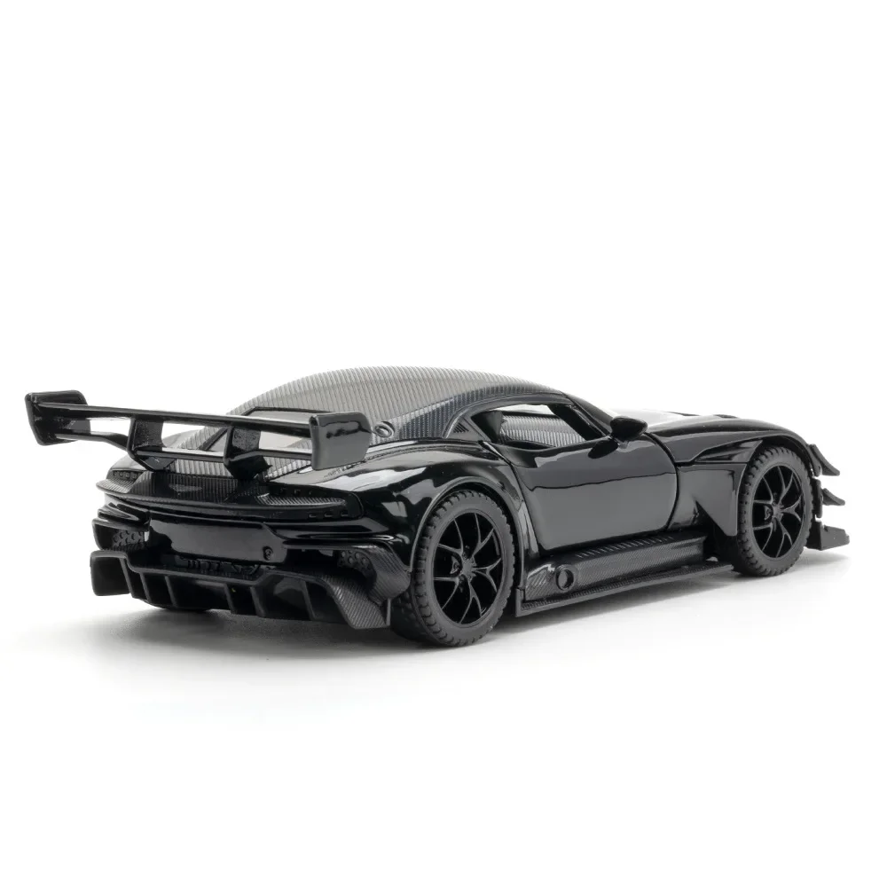 1:32 Aston Martin VULCAN sports car Simulation Diecast Metal Alloy Model car Sound Light Pull Back Collection Kids Toy Gifts