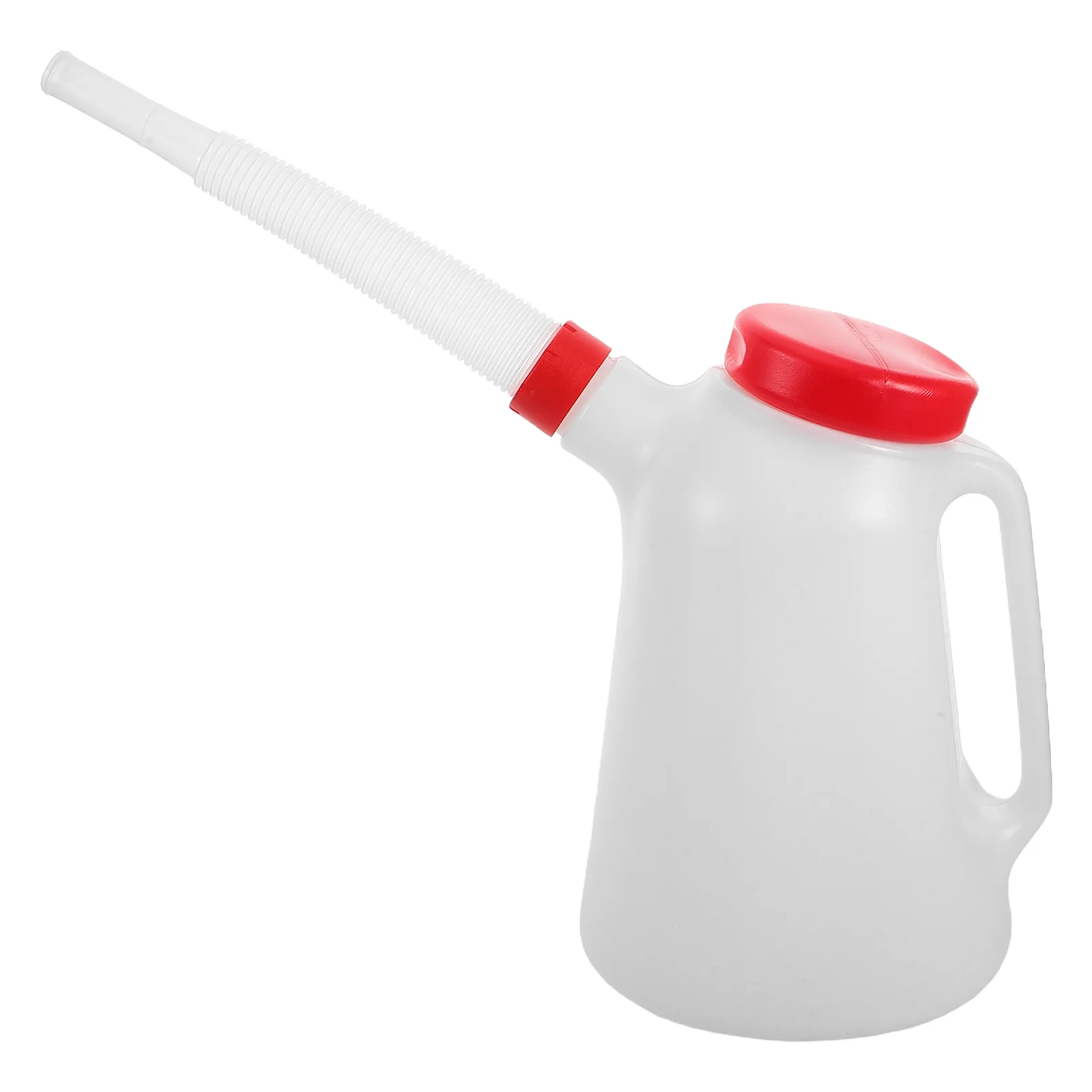 

Red 5L Plastic Oil Jug Long Spout Scale Injector for Automotive and Boat Plastic Oil Jug Scale Boat Injector Calf Feeding Bottle