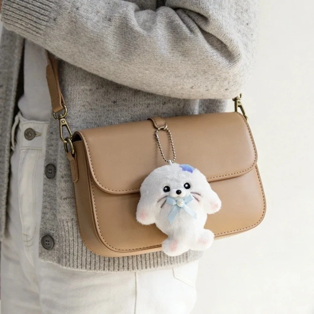 Cute Fluffy Seal Keychain Versatile Seals Pendant Exquisite Lightweight Bag Charm For Backpack Key Decorations
