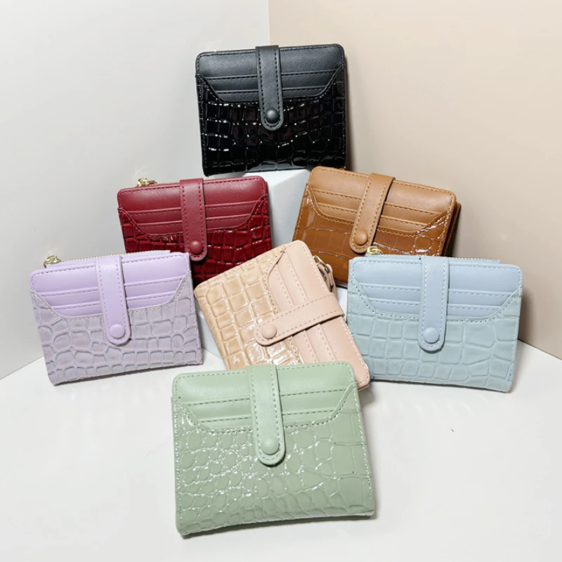 

Women Short Wallet Small Fashion Brand Leather Purse Ladies Card Bag for Women Clutch Female Purse Money Clip Wallet