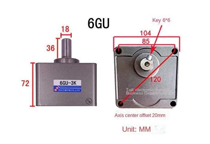 Speed Regulating Motor, Constant Speed Motor 6W To 750W, Gearbox 2GN.3GN.4GN.5GN.5GU.6GU.7GU, Full Series