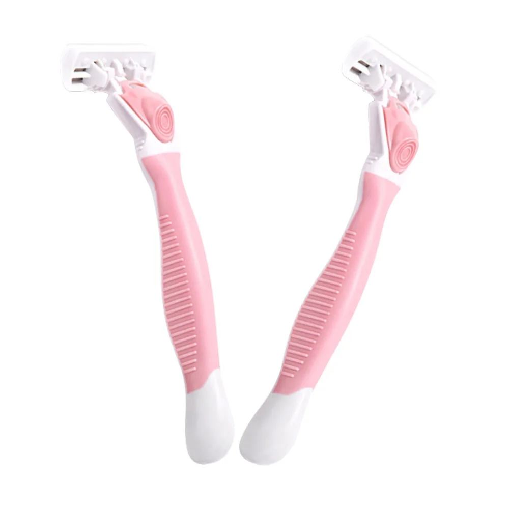 

2pcs Hair Razor For Women Men Premium Manual Shaving Kit Body Leg Bikini Armpit Hair Remover Trimmer Wet Shave Sensitive Skin