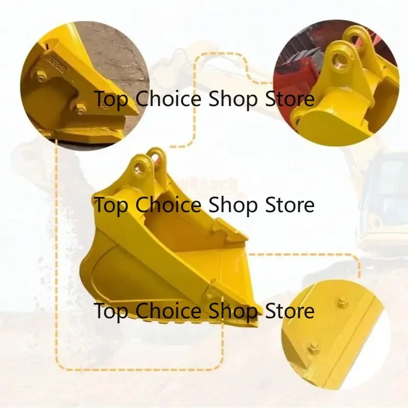 High Quality 360 Degree Rotating Bucket Soil Stones Sieving Screening for Mini Exca-vator