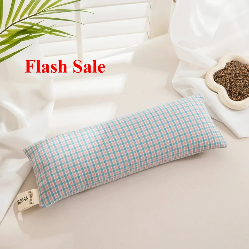 

New spring and summer new buckwheat pillow cotton cervical spine pillow special pillow to protect cervical spine discomfort