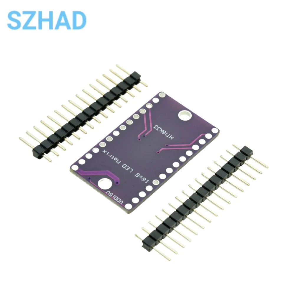 HT16K33 Módulo de controle de matriz de pontos LED, ferramenta de desenvolvimento de interface de tubo digital