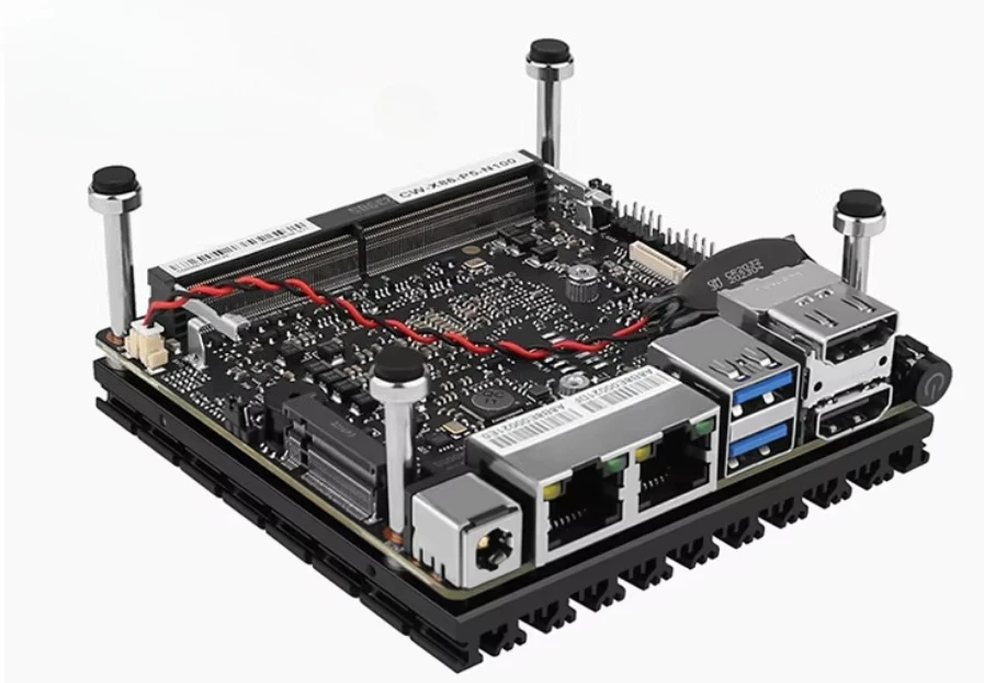 X86 P5 Dual Network Port 2.5G DDR5 QNAS Main Board Development Version for Network Storage And Server Applications
