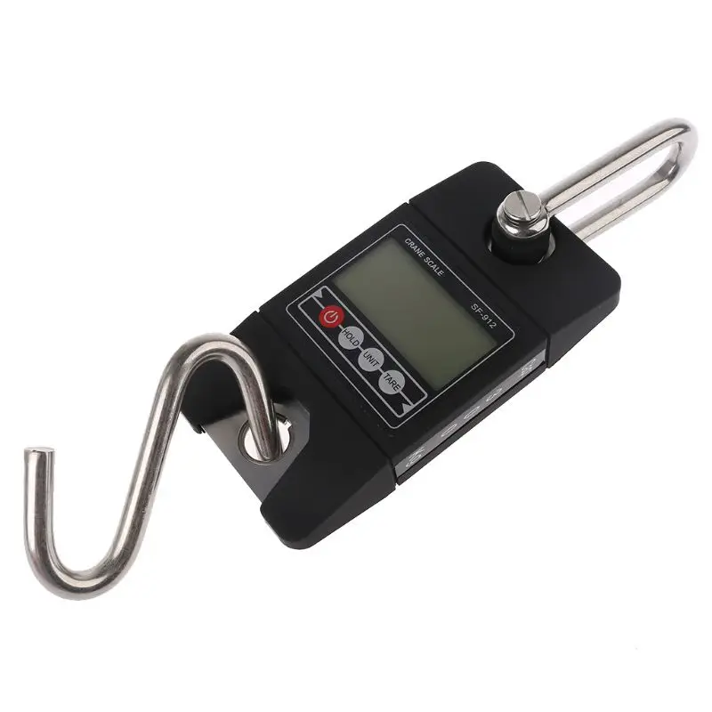 2021 Digital Hanging Scale 300 KG / 660 LBS Industrial Crane Scale SF-912 Black for Home Farm Factory Hunting