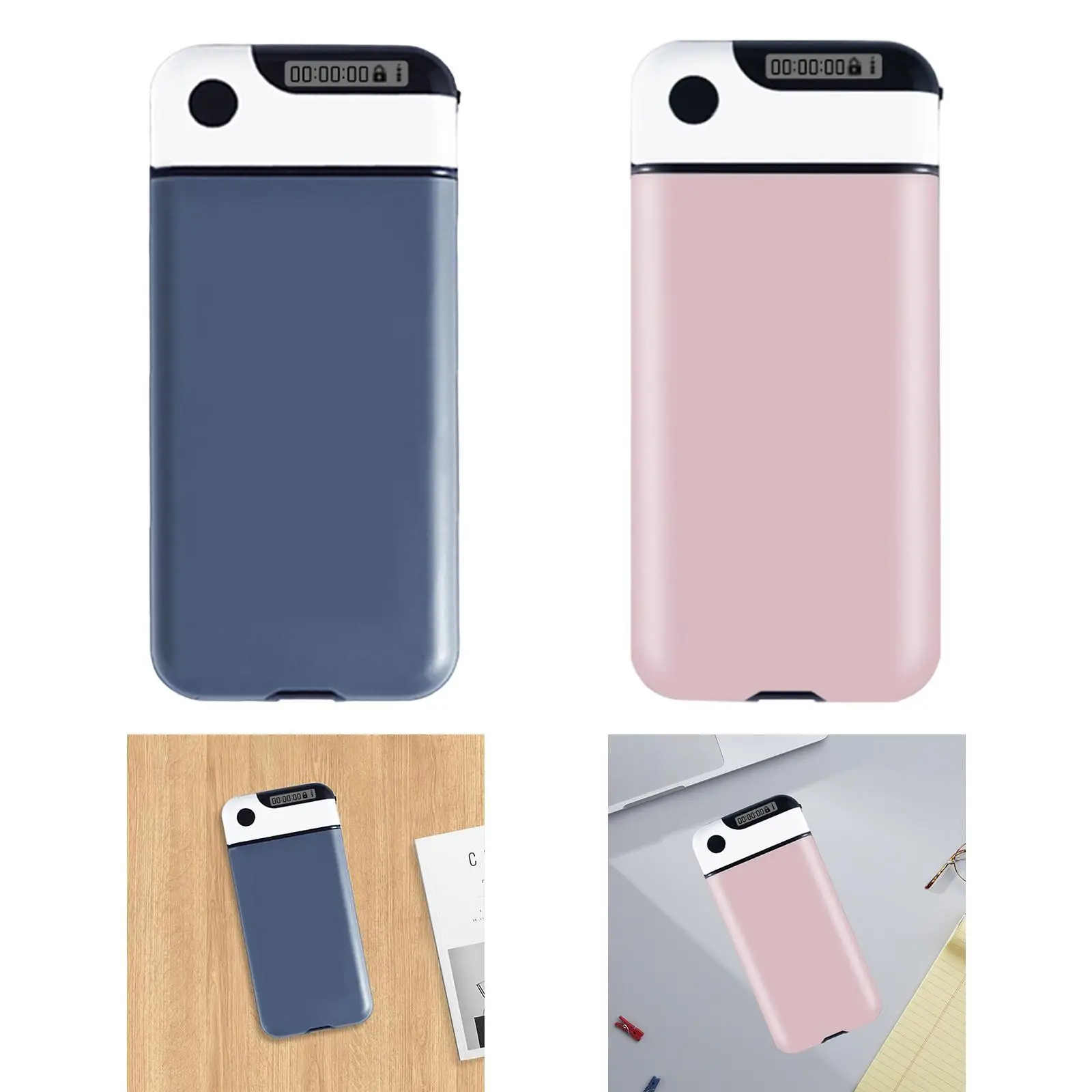 Timed Lock Box Easy to Carry Portable Multifunctional Phone Lock Box for Dorm