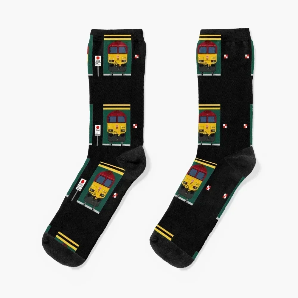 

CLASS 66 LOCOMOTIVES Socks winter gifts Soccer Wholesale Male Socks Women's