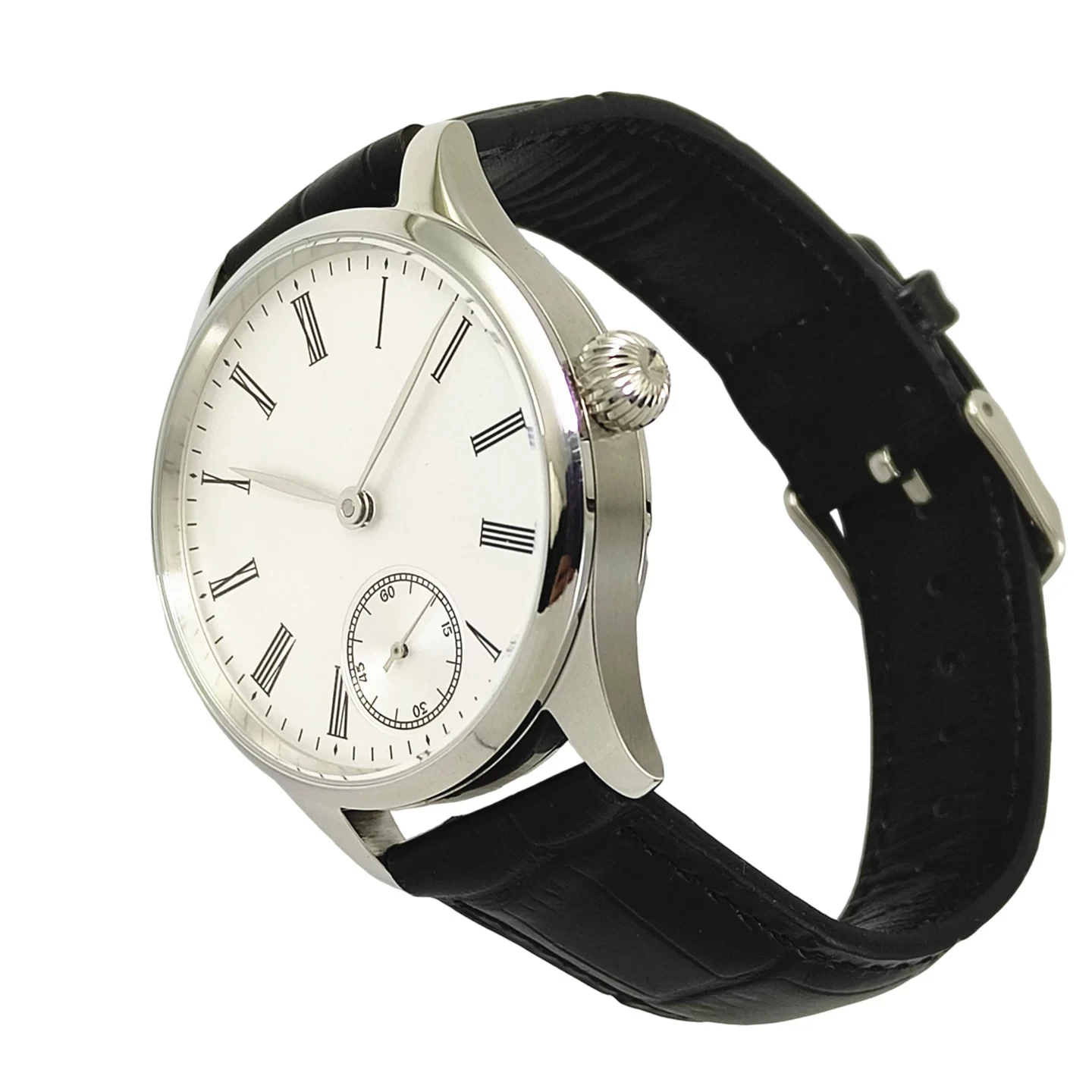Vakuy Men's 40MM Manual Mechanical Watch - Vintage Business Artistic Style, Sea-Gull ST3621 Movement, Jones Sword Roman Dial