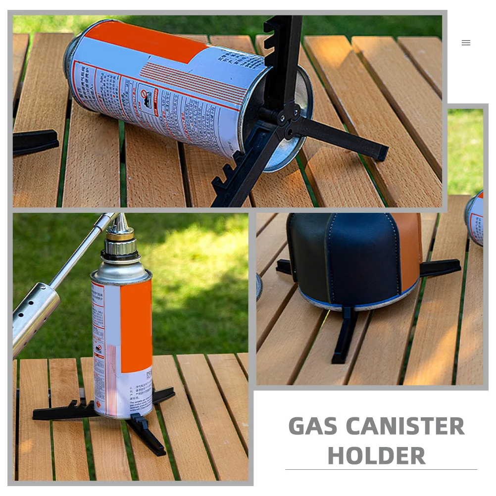

Gas Tank Tripod Stand Foldable Lightweight Camping Propane Tank Holder Outdoor Portable Bracket Fuel Canister Stabilizer