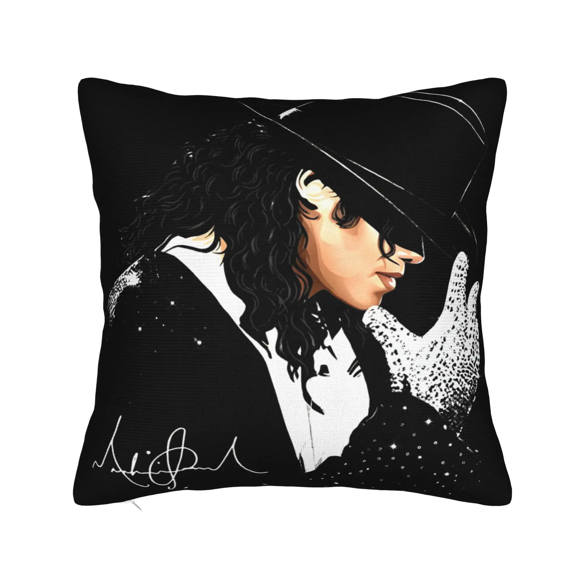 Michael Jackson Glove Dance Pillow Cover  Retro Trendy Pillow Case For Wedding Party Home Decor Soft Pillowcases Gift Idea