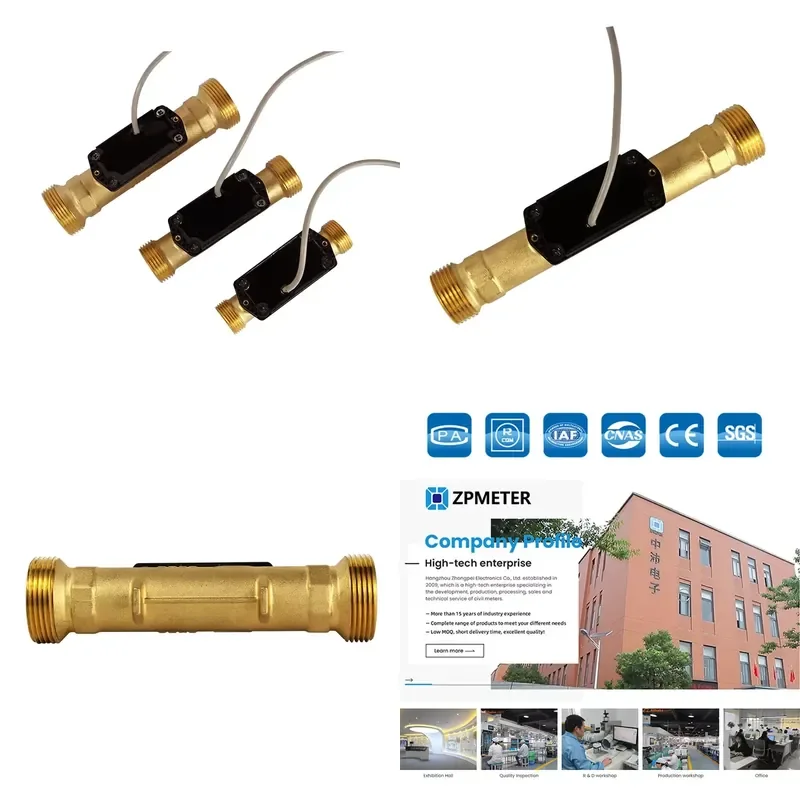 New Accurate Measurement Smart Sensor Waterproof Ultrasonic Water Meter Ultrasonic Smart Water Flow Sensor