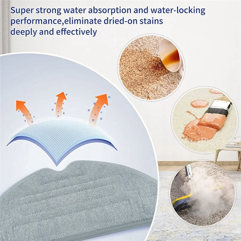 

12PCS Replacement Accessories For Roborock S8 Pro Ultra / S8+/S8 Robot Vacuum Cleaner Hepa Filters Reusable Mop Cloth