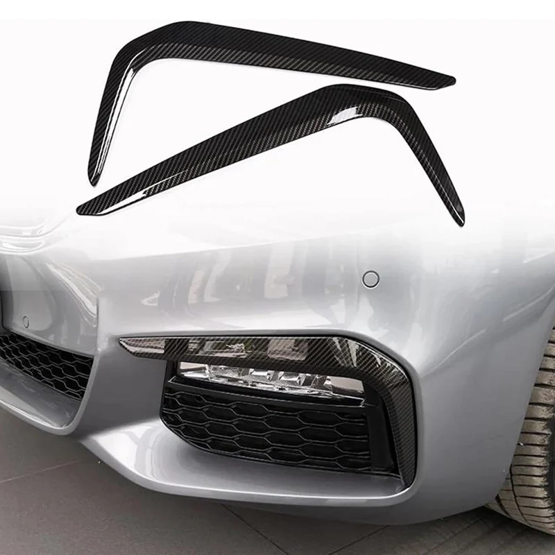 

Для BMW 5 серии G30 530liM 2018-2022 автомобильный Стайлинг из углеродного волокна, передние противотуманные фары, лампы, брови, накладки, аксессуары для автомобиля