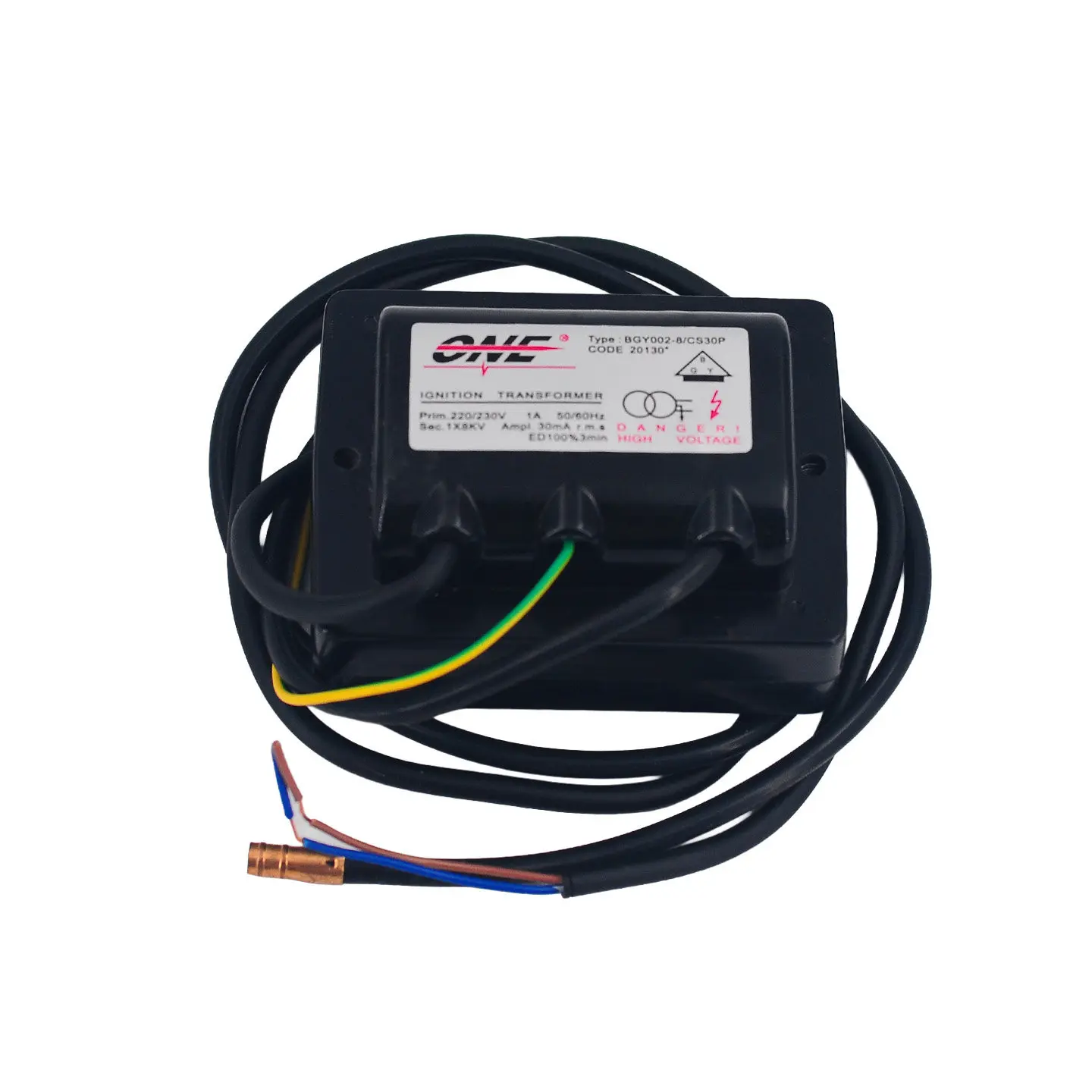 BGY-004/GS25P Ignition Transformer 16KV High Voltage Ignition Coil For Oil Gas Burner Boiler Spark Generator